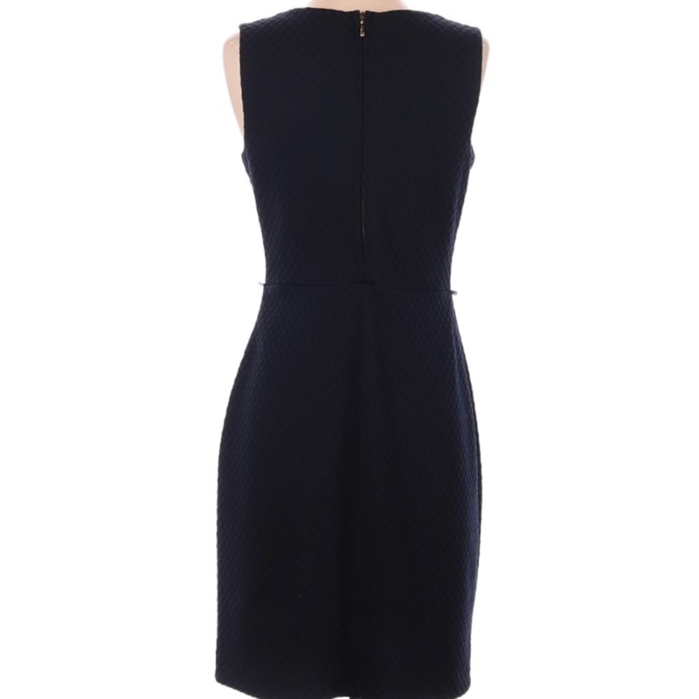 🔴🎉HP‼️ 💥EUC💥 Professional Wear Fully Lined Navy Sheath Dress - Size 6 - Picture 3 of 9